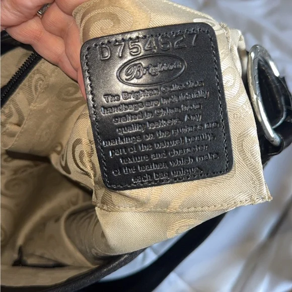 Brighton Black and Brown Shoulder Bags - Picture 6 of 11